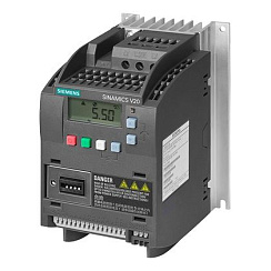 Преобразователь частоты Siemens v20 6SL3210-5BB22-2UV0 1ф без фил. 11А 2.2кВт 220В